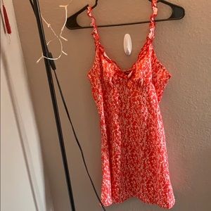 NWOT red flowered dress
